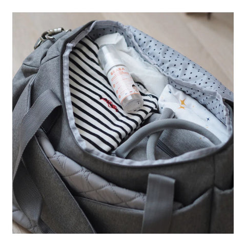 Sydney II Changing Baby Diaper Bag - Heather Grey