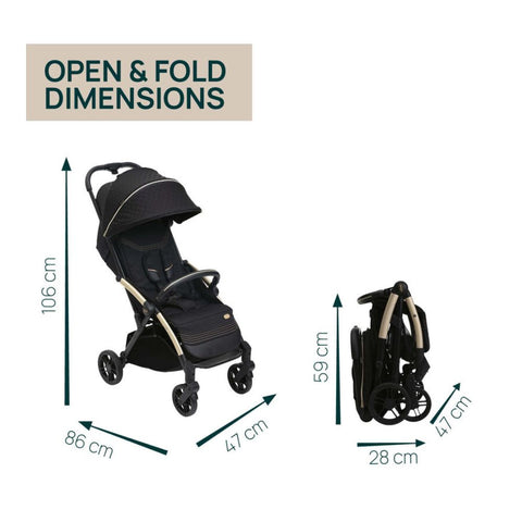 Goody XPlus Stroller - Black Relux