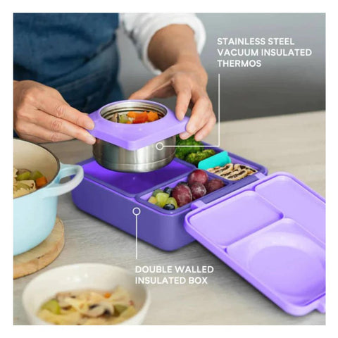 Insulated Bento Lunch Box-Purple Plum