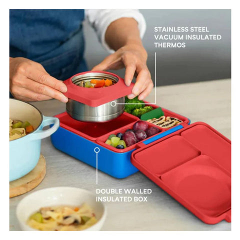 Insulated Bento Lunch Box-Scooter Red