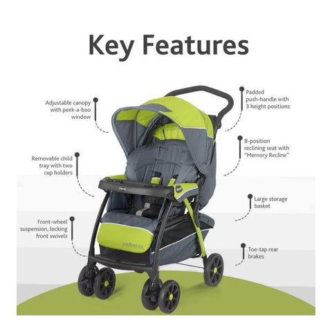 Cortina Cx Stroller - Lima Green