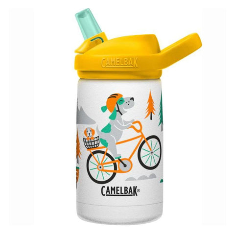 Eddy+ Kids Vacuum Insulated Ss 0.35L - Biking Dogs